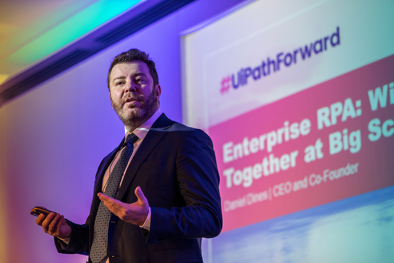 the ceo and co-founder of UiPath Daniel Dines