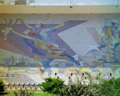 Mosaic on Mangalian House of Culture