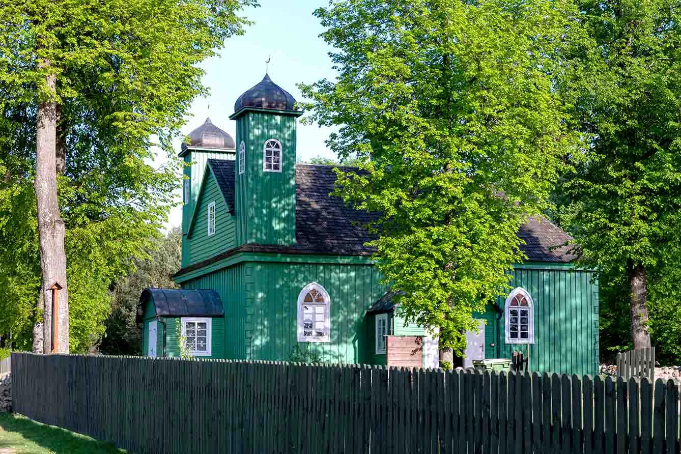 Wooden tatar mosque in Kruszyniany, Poland