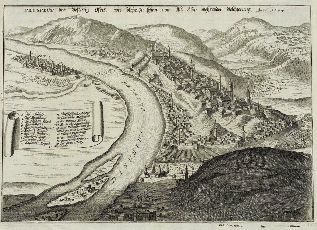 old Buda Pest map