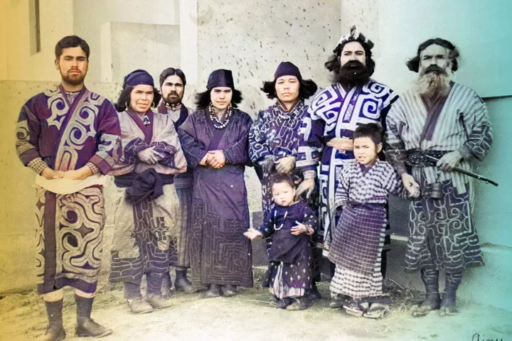 Bronislaw Pilsudski recorded the Ainu group