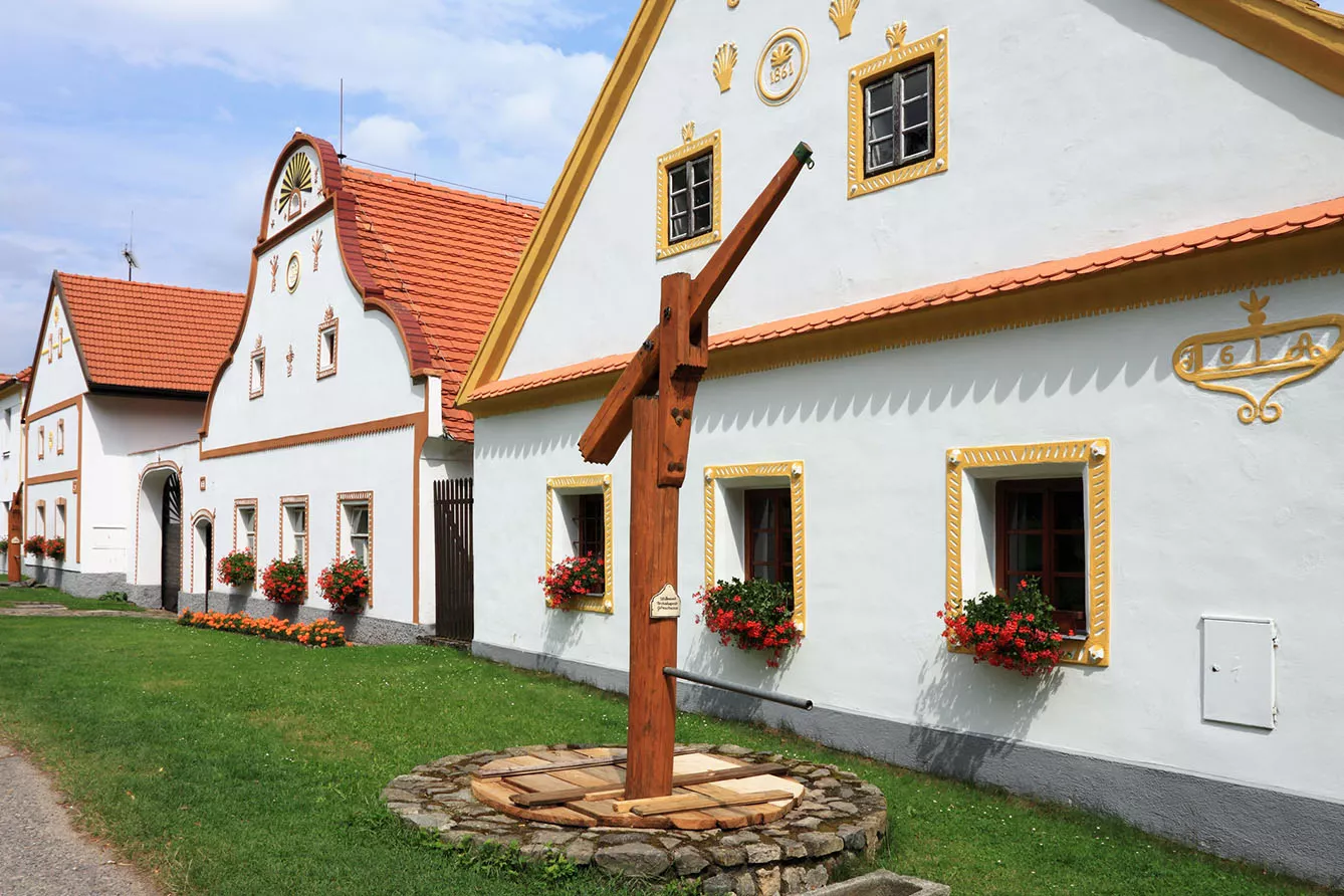 Czech Republic - UNESCO village Holasovice in South Bohemia