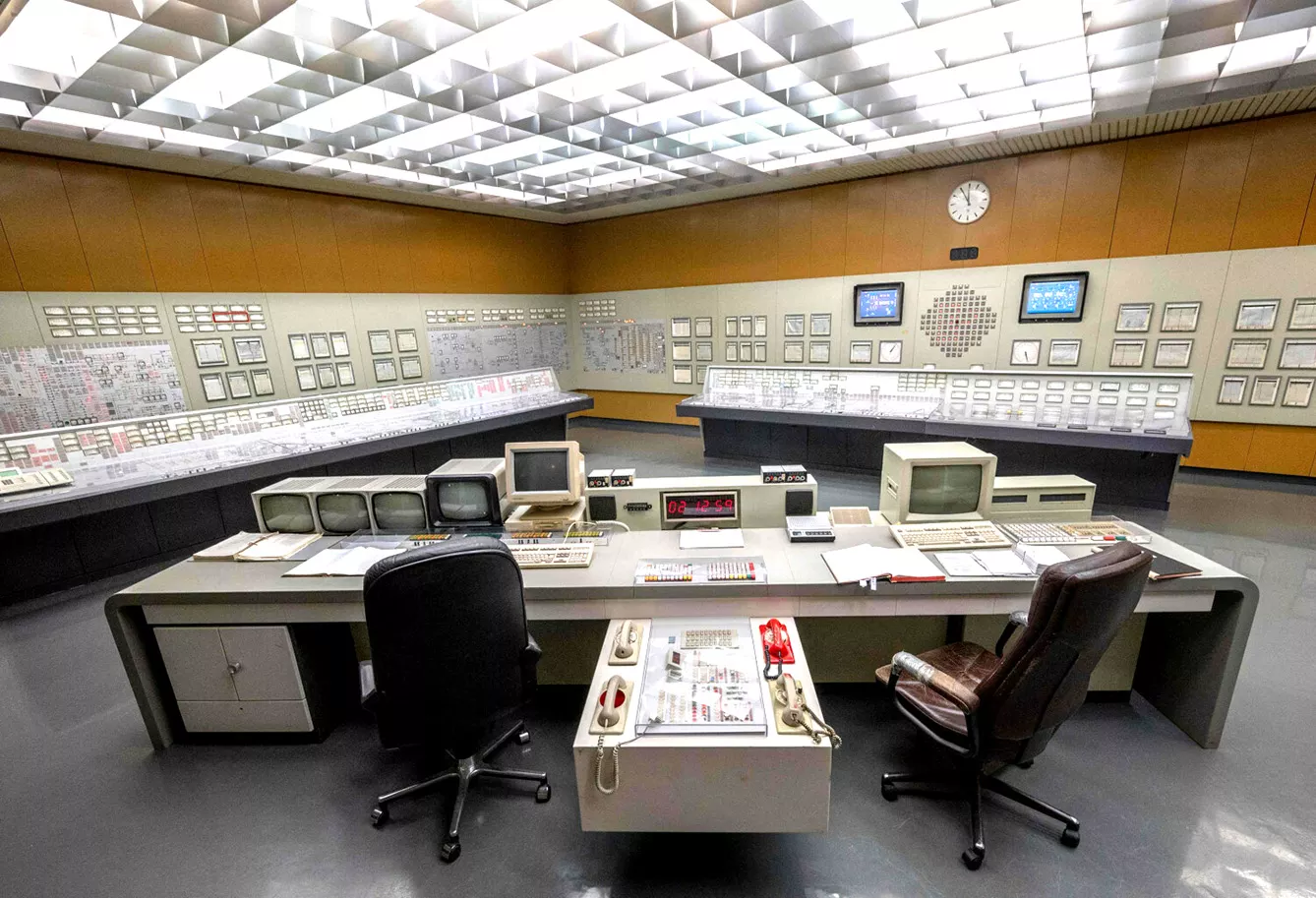 Control center of the closed nuclear power plant