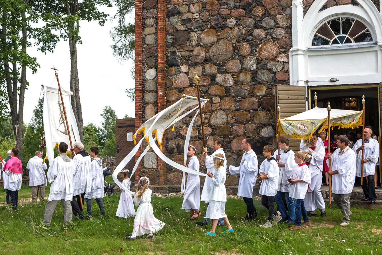 The grave festival in the Latvian region of Latgale
