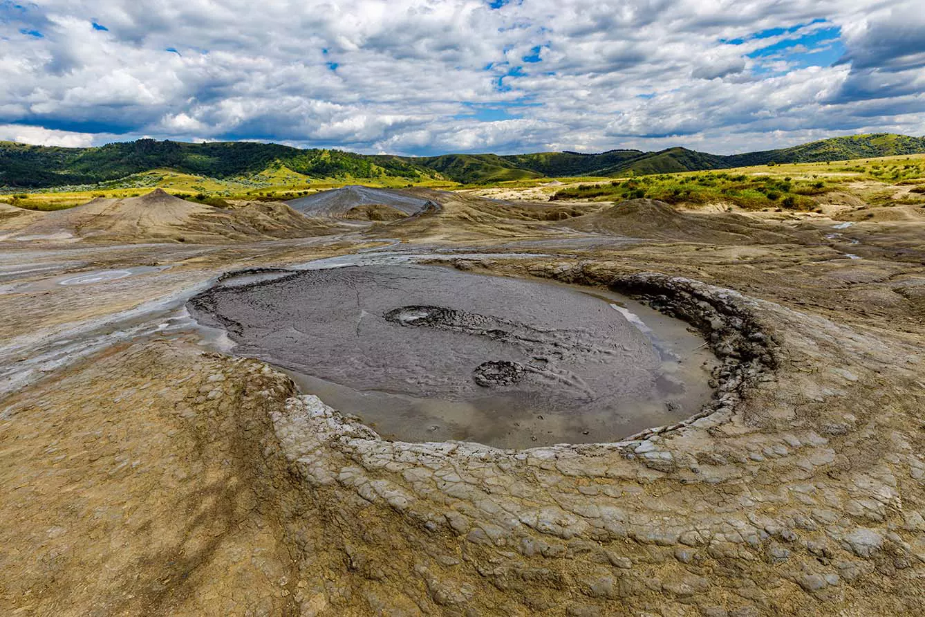 The mud volcanoes of Berca in Romania
