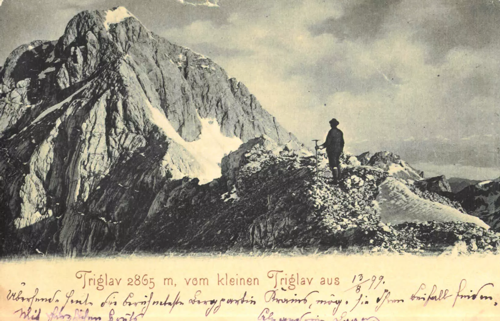 1899 postcard of Triglav