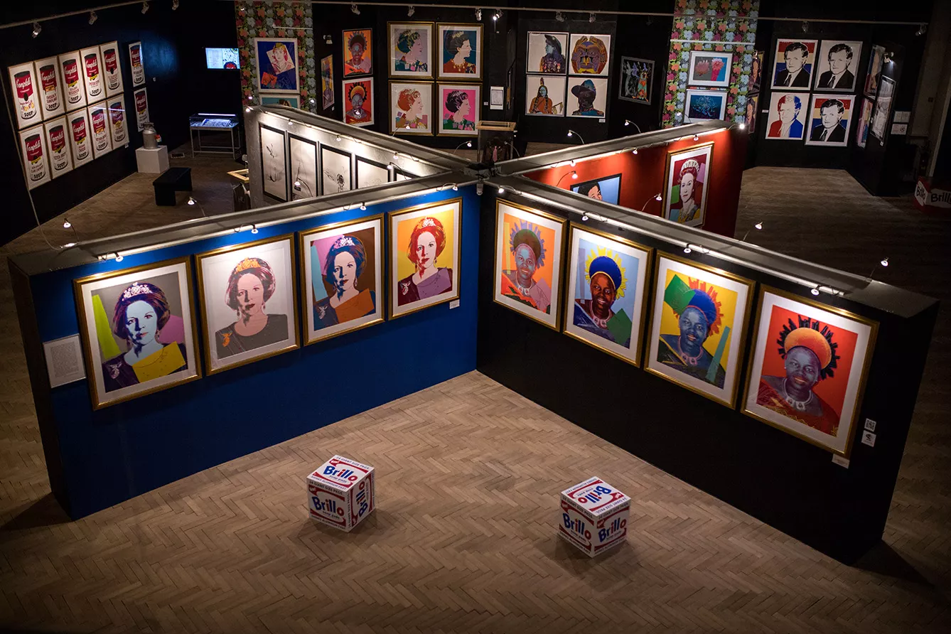 exhibition of Andy Warhol works