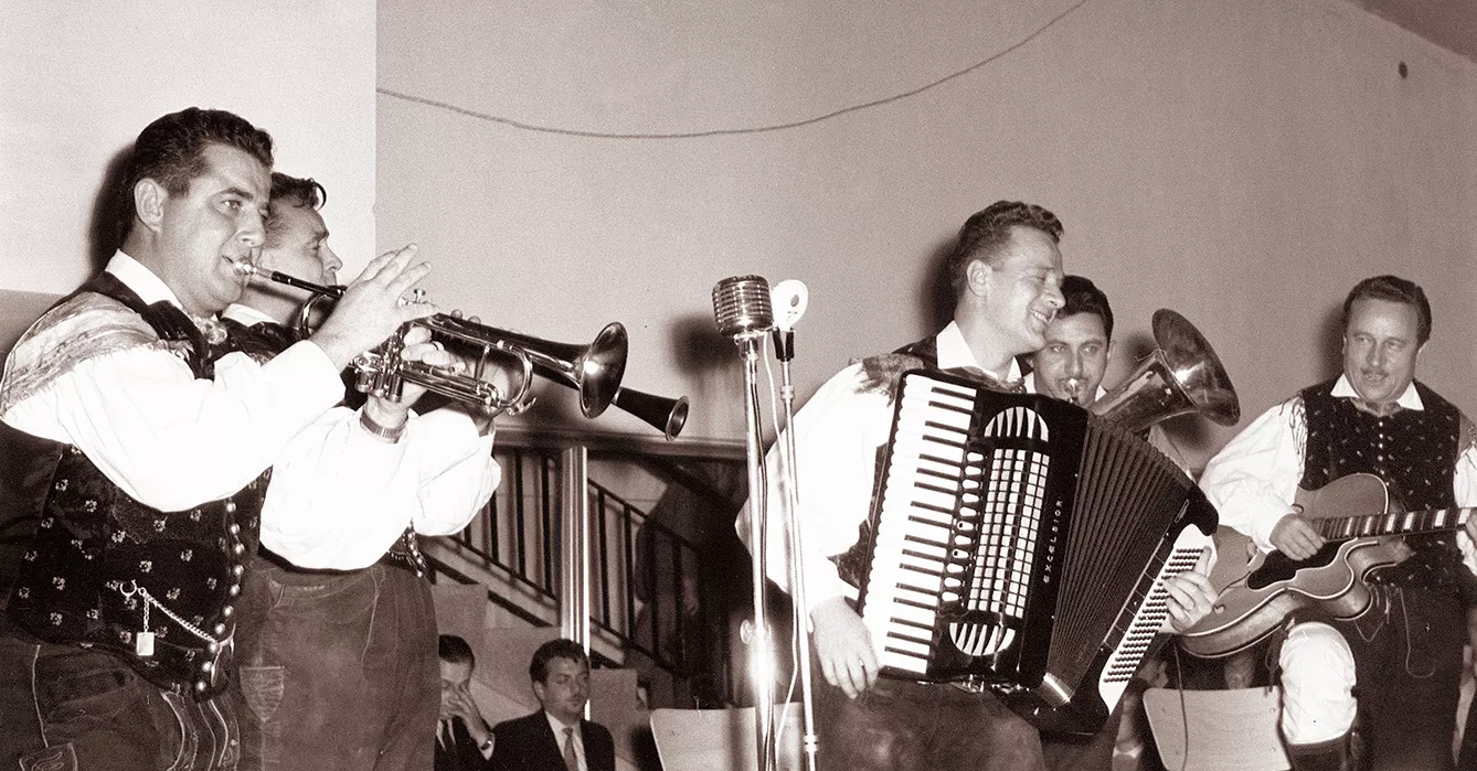 Avsenik quintet concert archive photo from 1961
