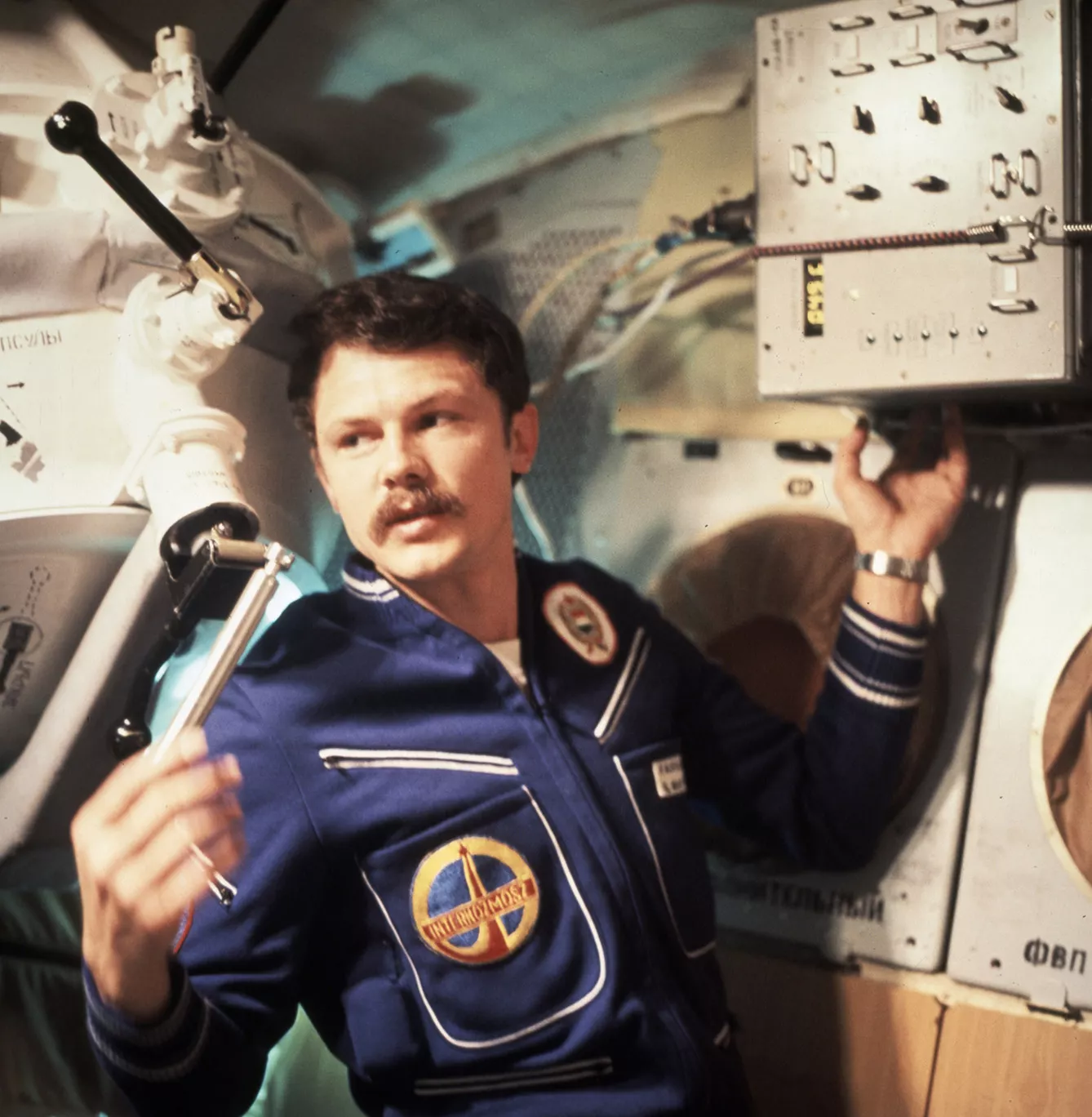 Bertalan Farkas in space