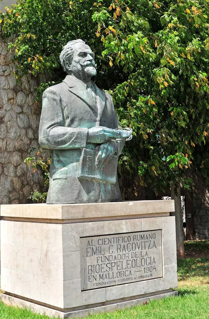 Emil Racovita statue in Palma de Mallorca