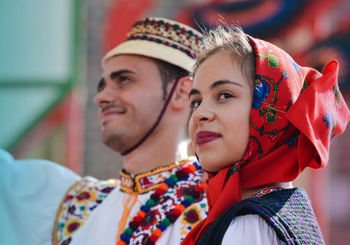 folk dancers from Transylvania