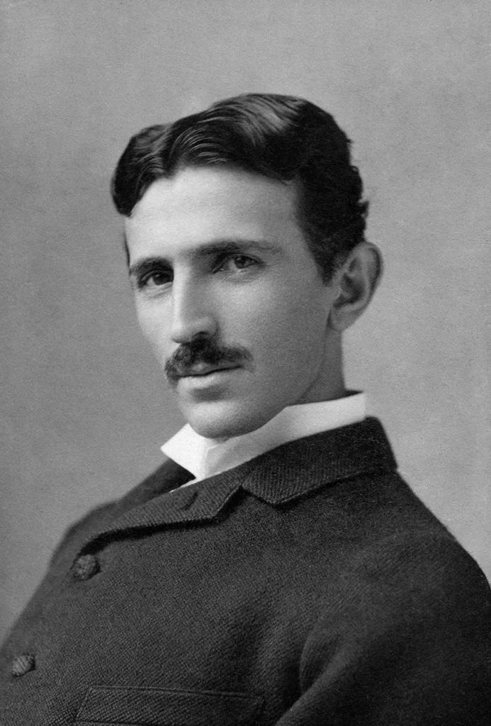 Portrait of Nikola Tesla