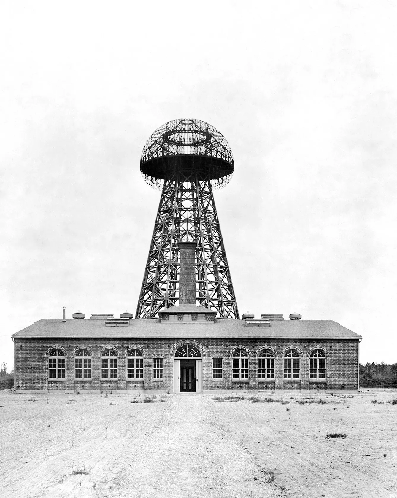 Power tower of Nicola Tesla in Wardenclyffe