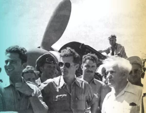 Gurion visits the 101 Squadron