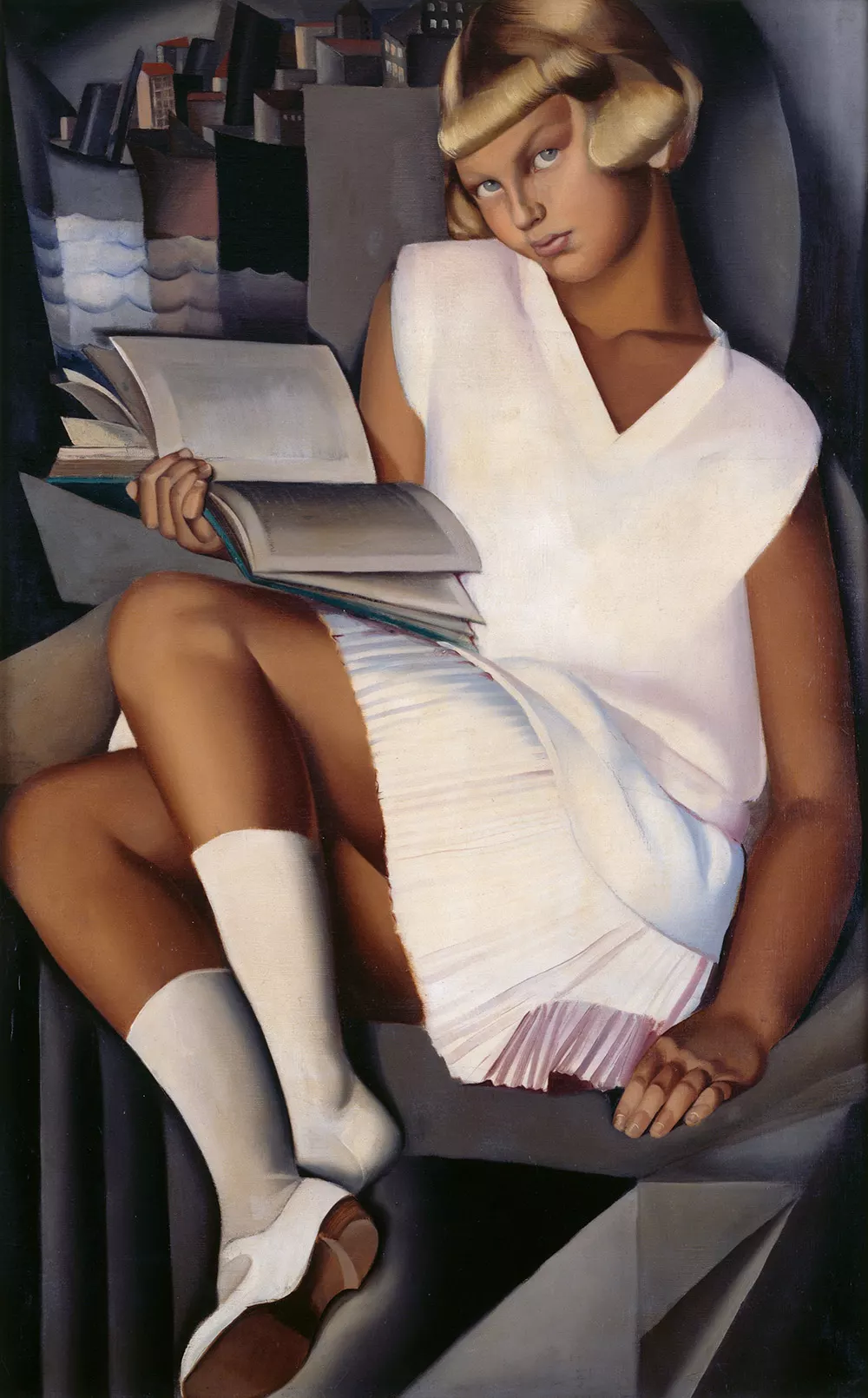 painting of Tamara Lempicka