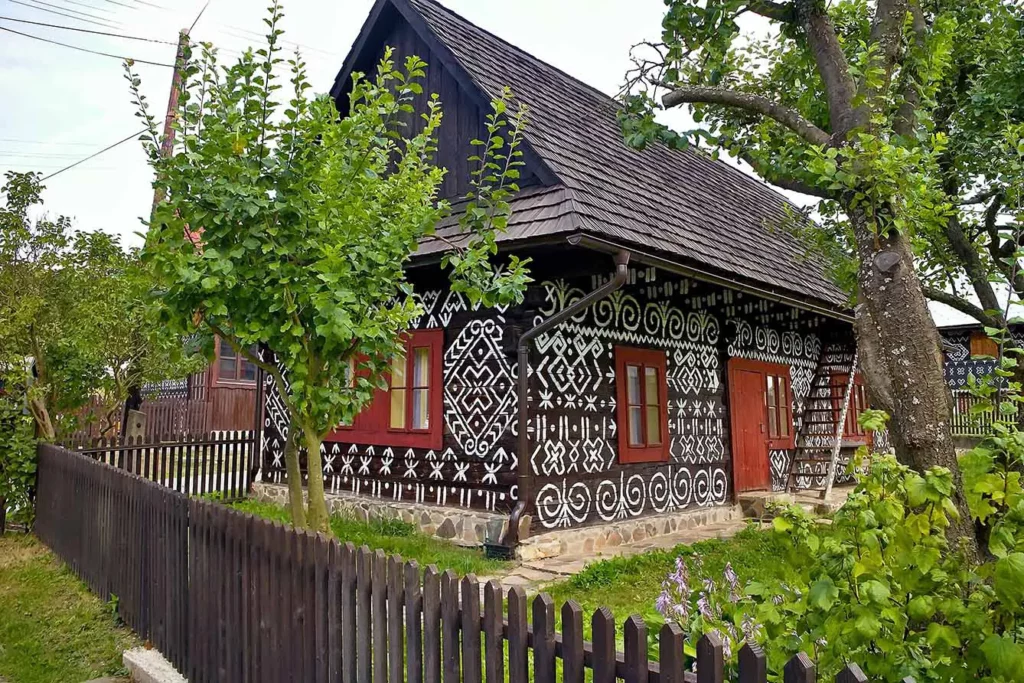 house in slovak village Cicmany