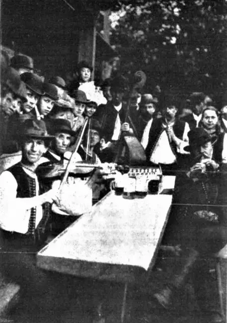 archive photo of musicians
