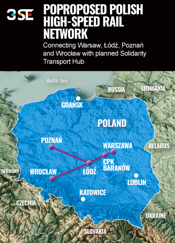 Proposed Polish High-Speed Rail Network