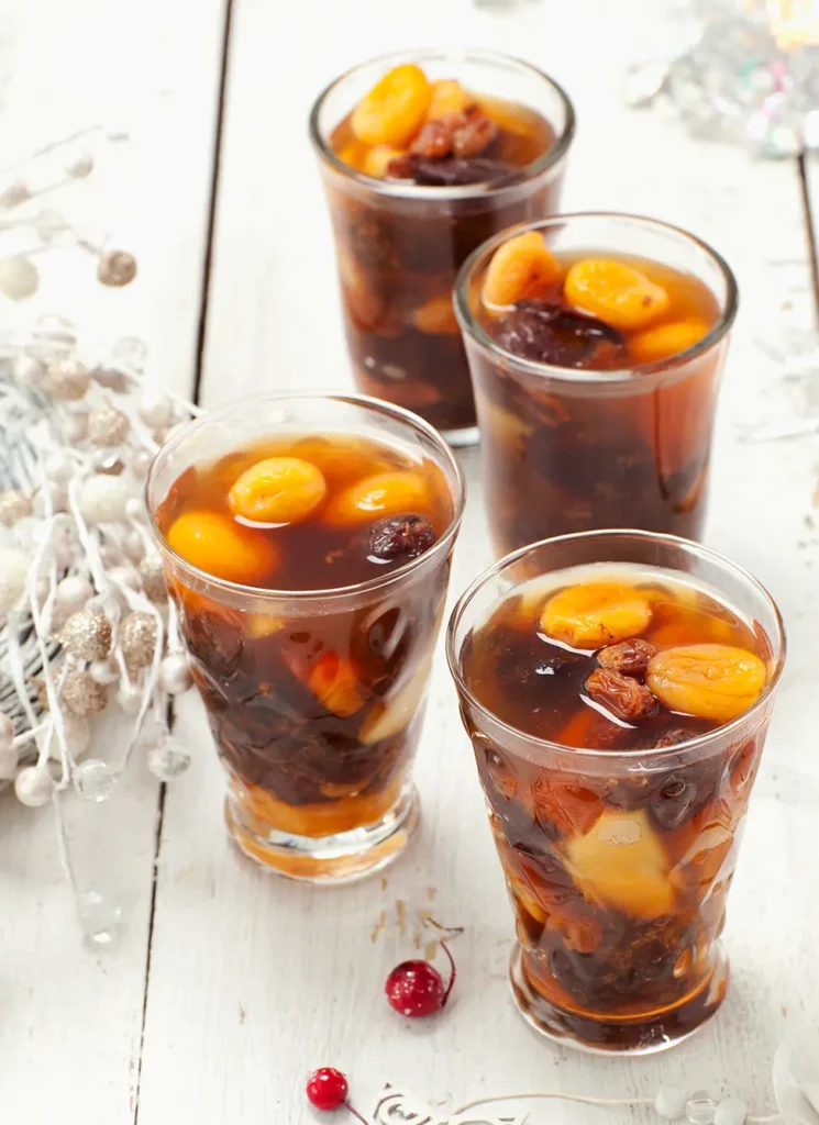 Dried fruit compote for Christmas
