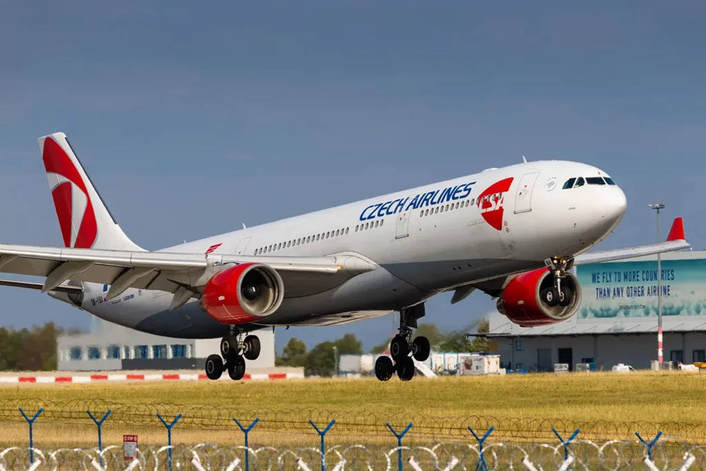 A330 plane of Czech Airlines