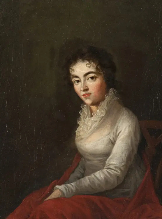 1782 portrait of Constanze Mozart by her brother-in-law Joseph Lange