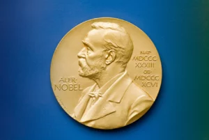 Front of Nobel prize medal