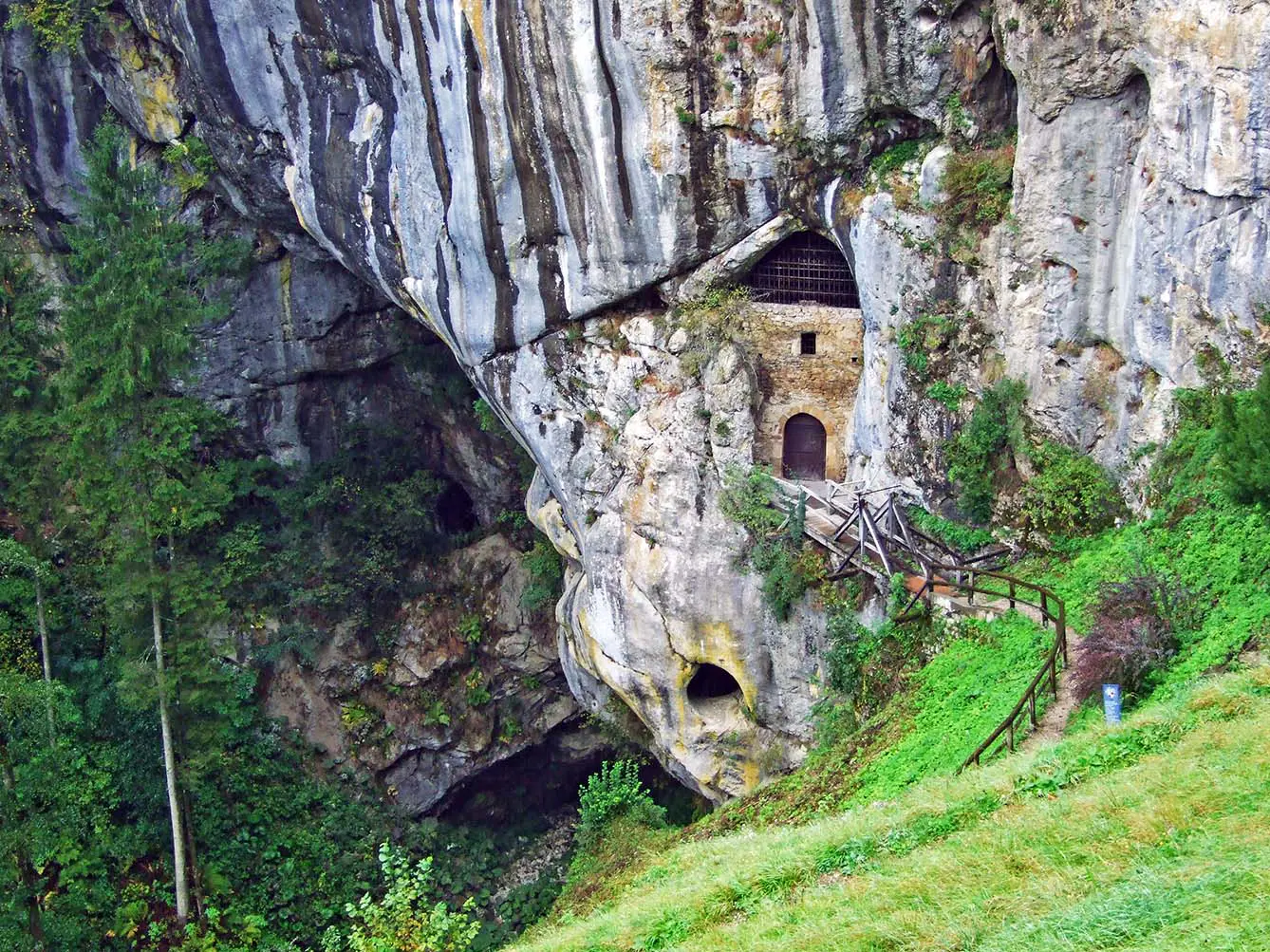 The Cave under Predjama Castle