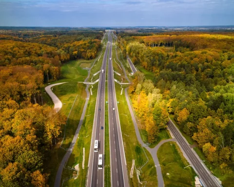 S19 Lublin - Rzeszow expressway on the section Kraśnik - Janów, Poland
