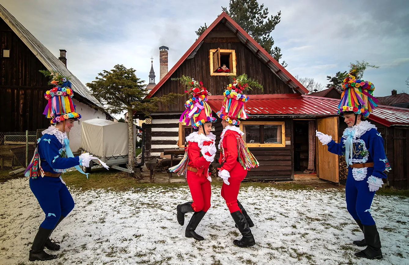 Carnival in Central Europe - Celebrated In Bohemian-Moravian Highlands