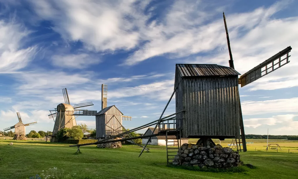 The old mill in Saaremaa