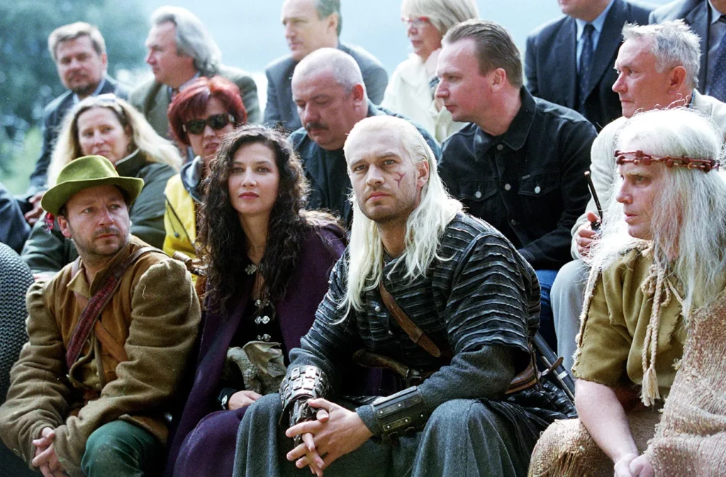 Cast of The Witcher Movie: Zbigniew Zamachowski, Grazyna Wolszczak, Michal Zebrowski, Daniel Olbrychski