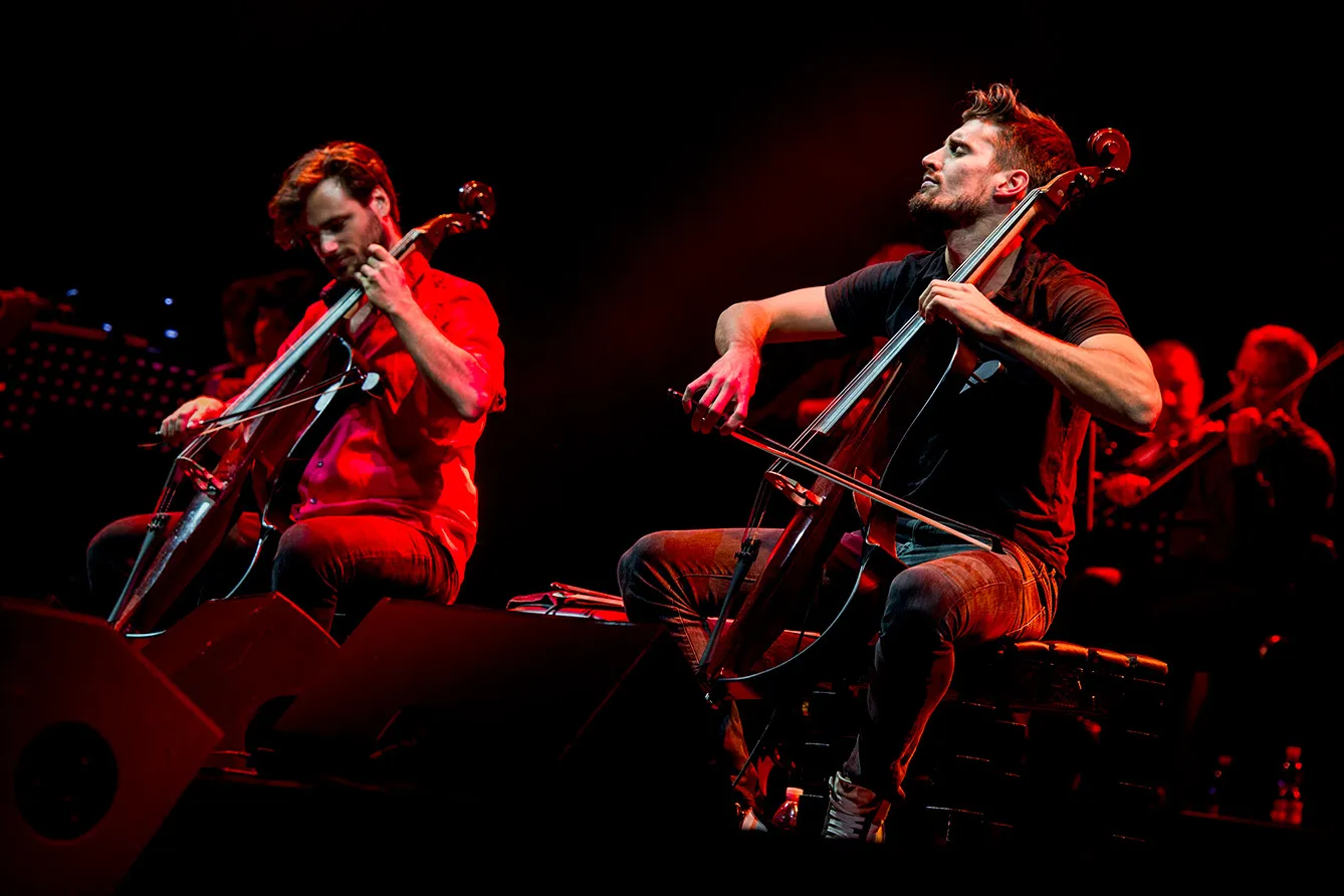 2Cellos Performing In Rome.