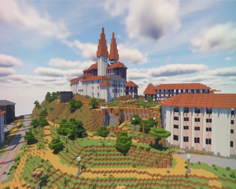 Sreenshot of Minecraft Brno Cathedral