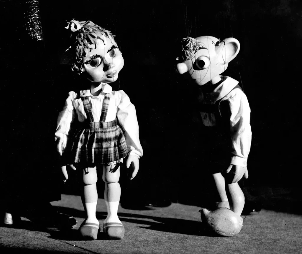Spejbl and Hurvinek puppets