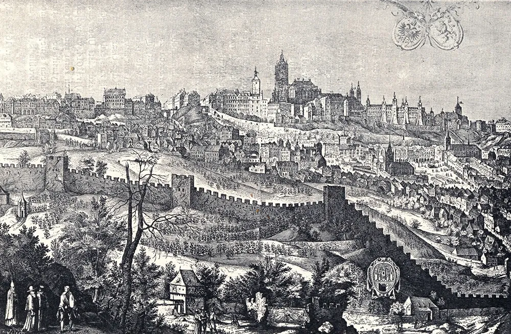 Prague Castle in 1607