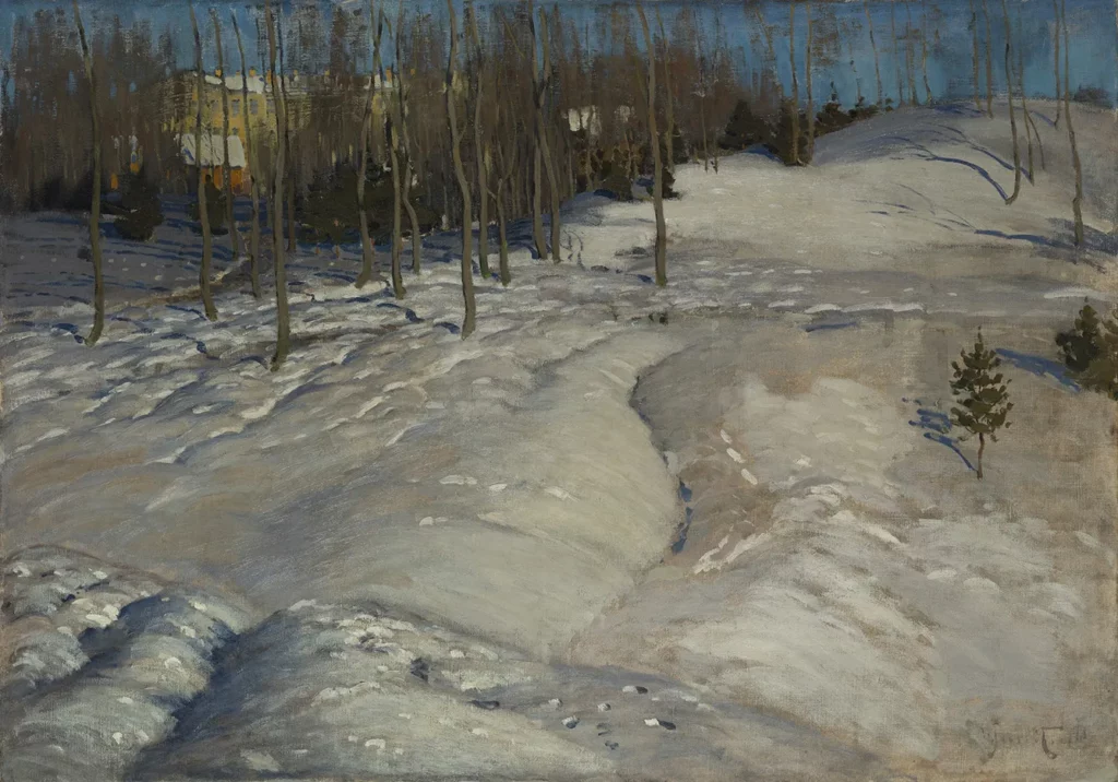 Vilhelms Purvītis. March Evening. No later than 1901. Oil on canvas. Collection of the Latvian National Museum of Art.