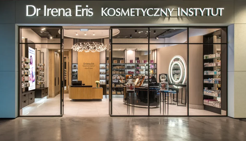 showroom of Dr Irena Eris