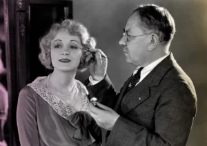 Max Factor Applying Makeup to Josephine Dunn, 1930