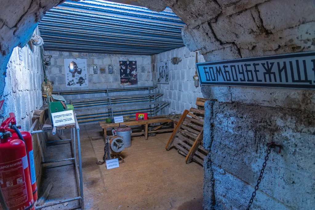 Former mining tunnels converted into a museum at Pernik, Bulgaria