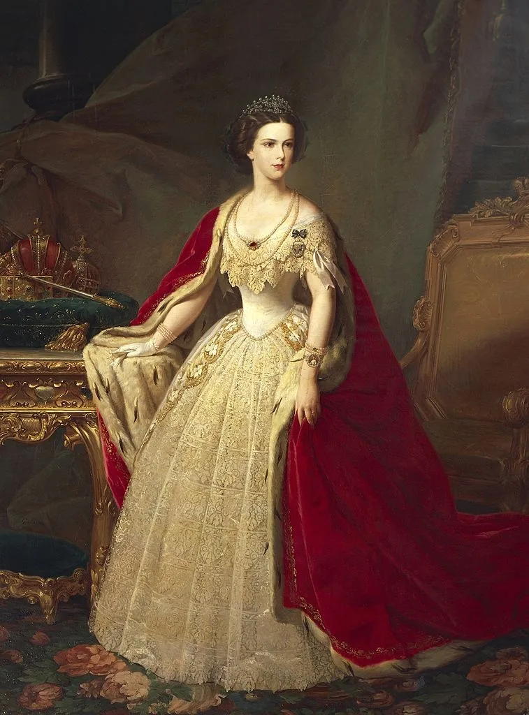 Portrait of Elisabeth of Bavaria by Giuseppe Sogni (ca. 1854-1858).