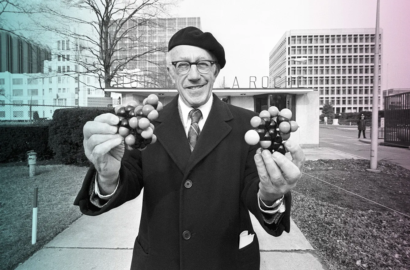 Chemist Leo Sternbach inventor of Valium on November 5, 1976 in Nutley, New Jersey.