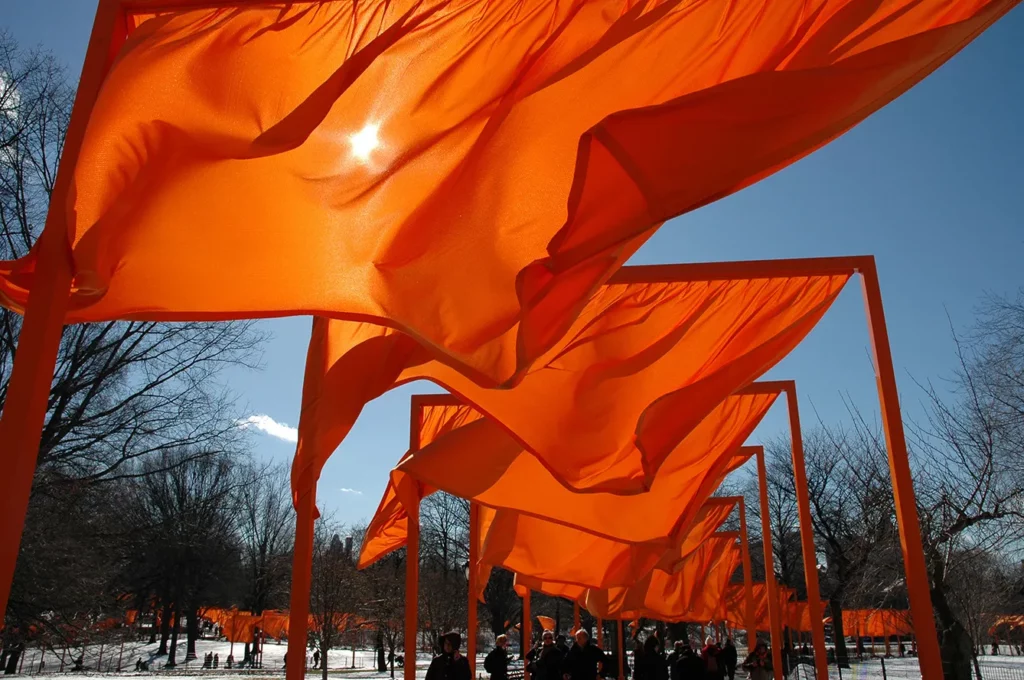 Christo and Jeanne-Claude, The Gates: Central Park, New York City.