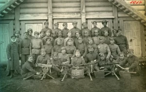 Members of the Czechoslovak Legion in Russia (the 6th Rifle Regiment "Hanácký")
