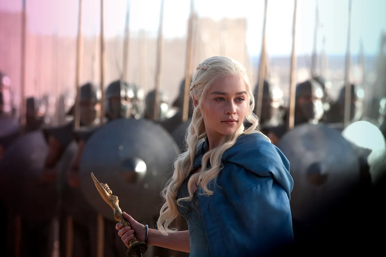 Game of Thrones, Emilia Clarke as Daenerys Targaryen.