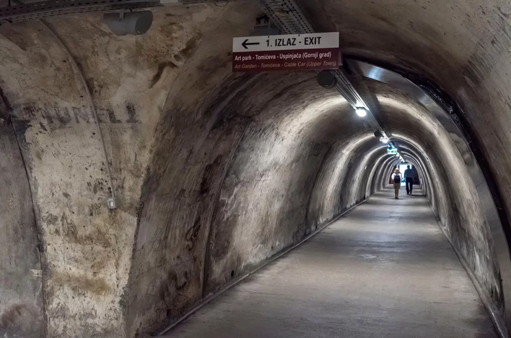 Gric Tunnel, Zagreb, Croatia.