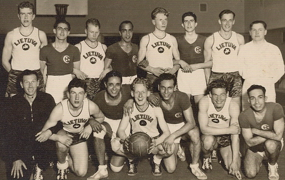 Lithuania national basketball team in EuroBasket 1937.