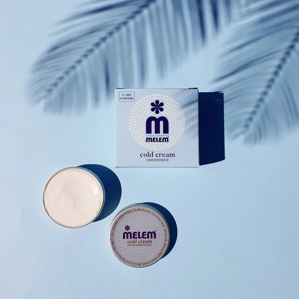 Melem Cold Cream concetrate in tin. Photo: courtesy of Magdis Grupa