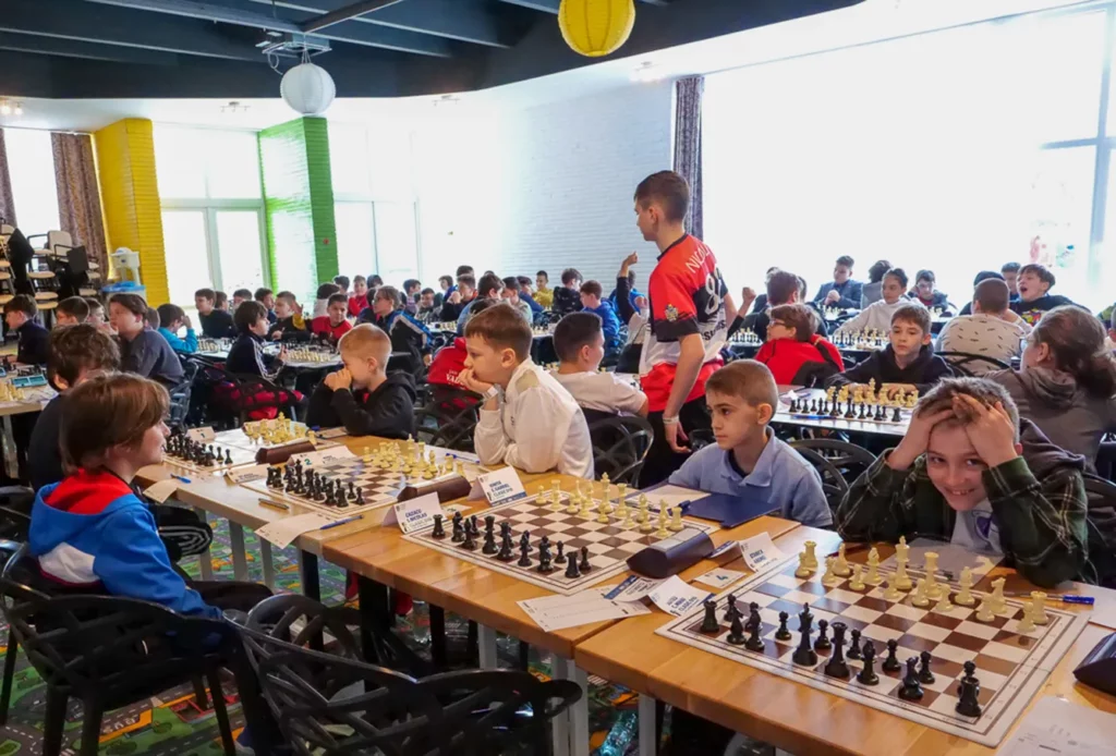 National junior individual championships 2023. Photo: courtesy of Romanian Chess Federation