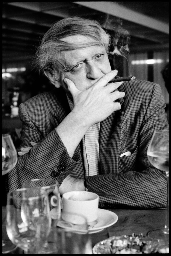 British writer Anthony BURGESS. MONACO. Monte Carlo. 1985.