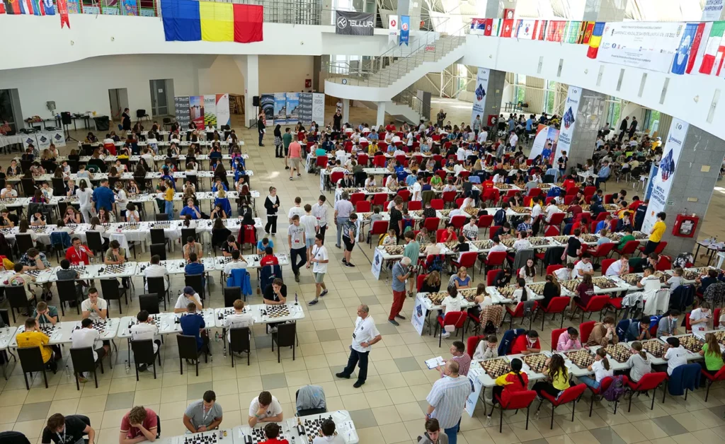 World youth chess championship 2022. Photo: courtesy of Romanian Chess Federation